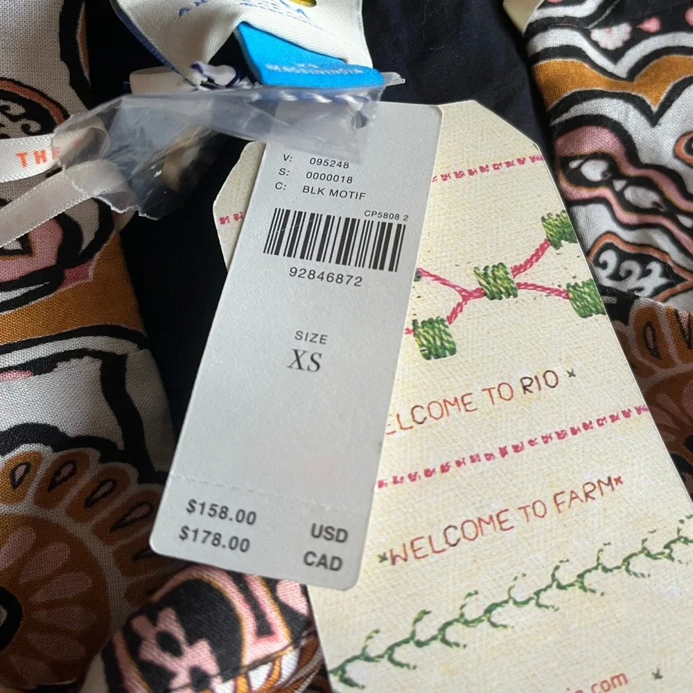 FARM RIO Anthropologie Printed Wide Leg Pants - Picture 13 of 13